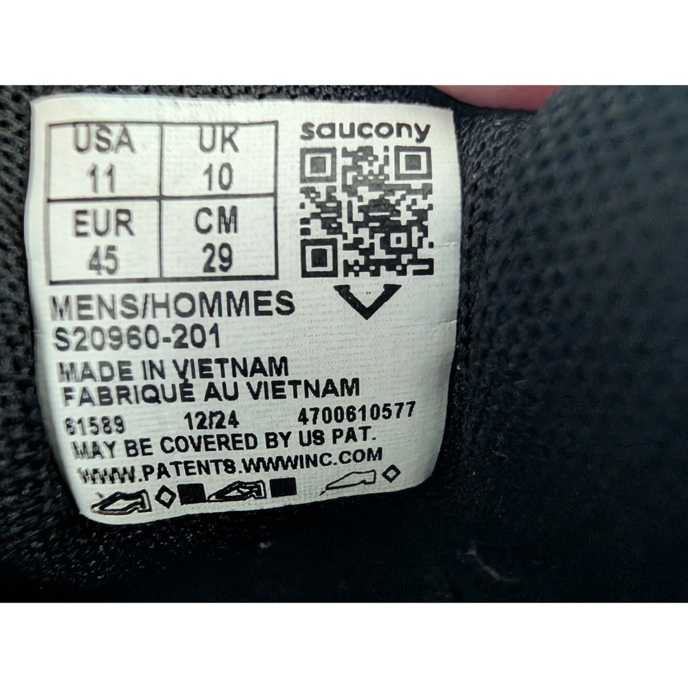 SAUCONY MEN'S EXCURSION TR 17 GTX GORE-TEX RUNNING SHOES GRAY Size 11 Excellent - Picture 7 of 11